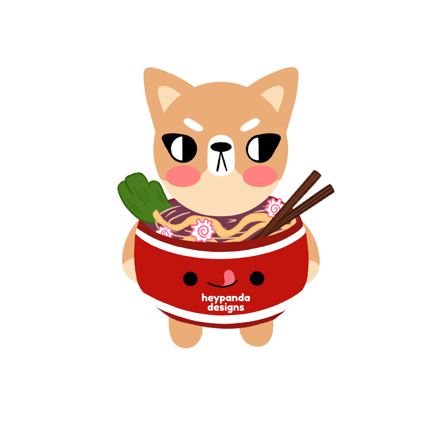 snarky shiba inu (individual sticker)