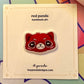 red panda (resin pin)