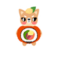 snarky shiba inu (individual sticker)