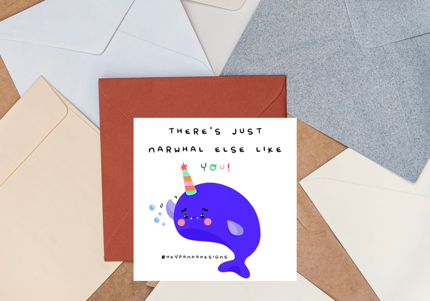 narwhal (greeting card)