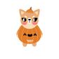 snarky shiba inu (individual sticker)