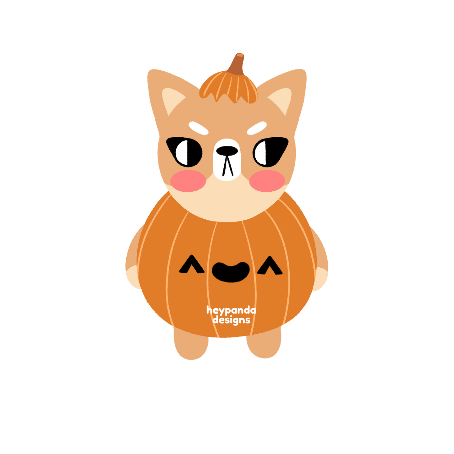 snarky shiba inu (individual sticker)