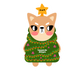 snarky shiba inu (individual sticker)