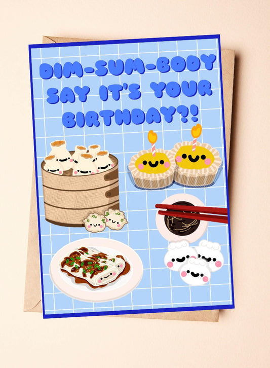 dim sum bday (greeting card)