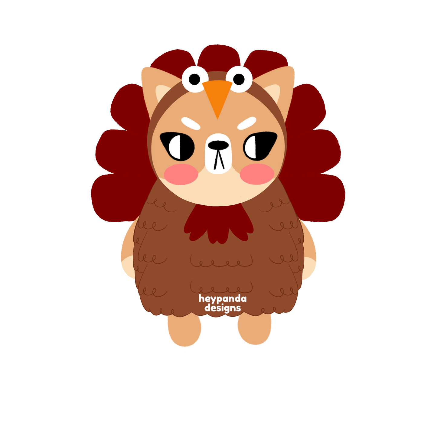 snarky shiba inu (individual sticker)