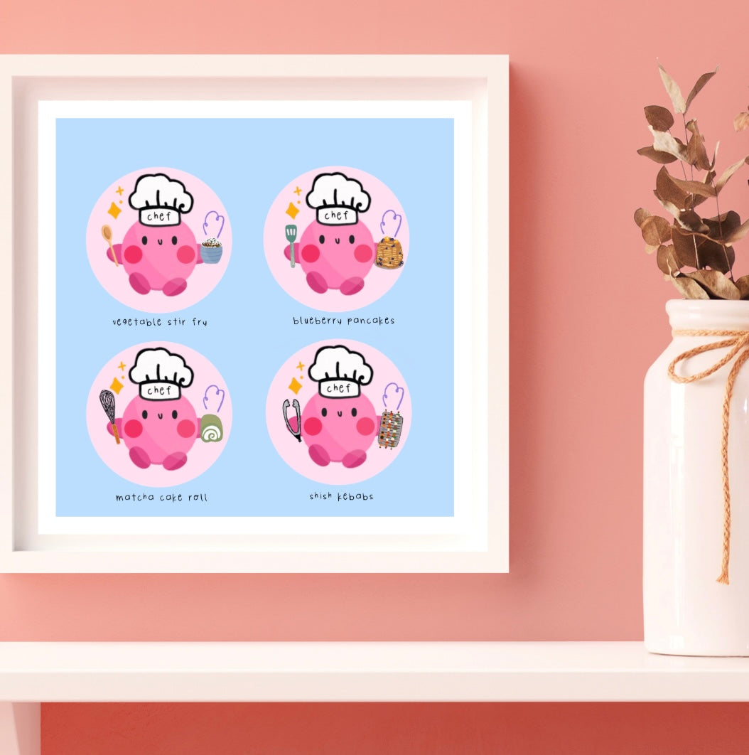 kirby cafe (art print)