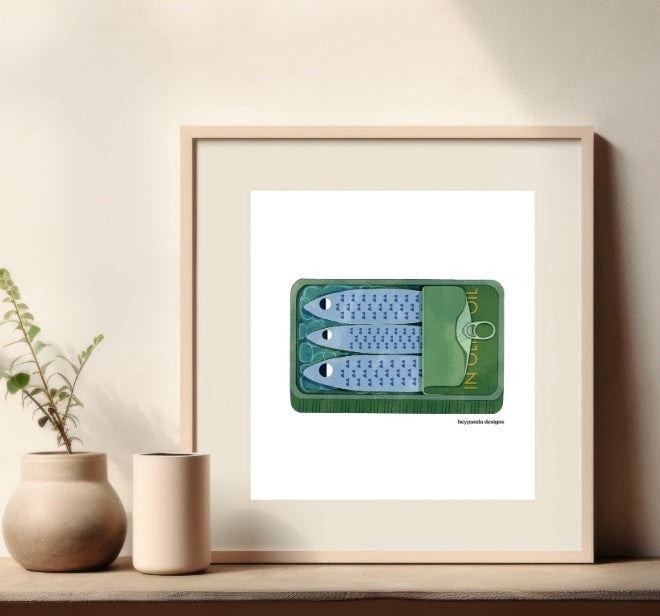 sardines (art print)