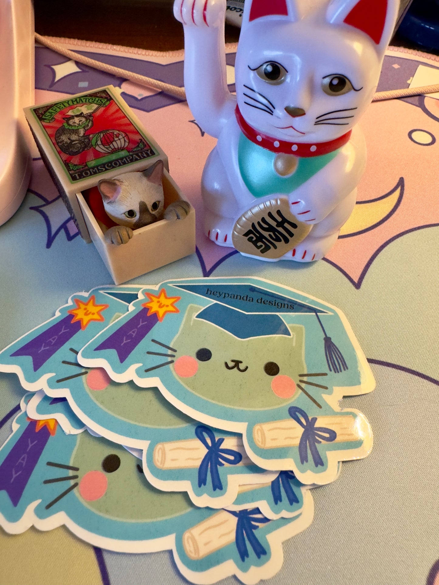 yay cat (individual sticker)