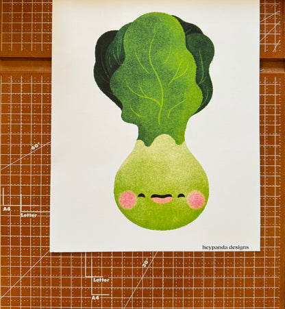 bok choy (art print)