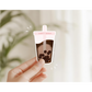 happy boba (individual sticker)