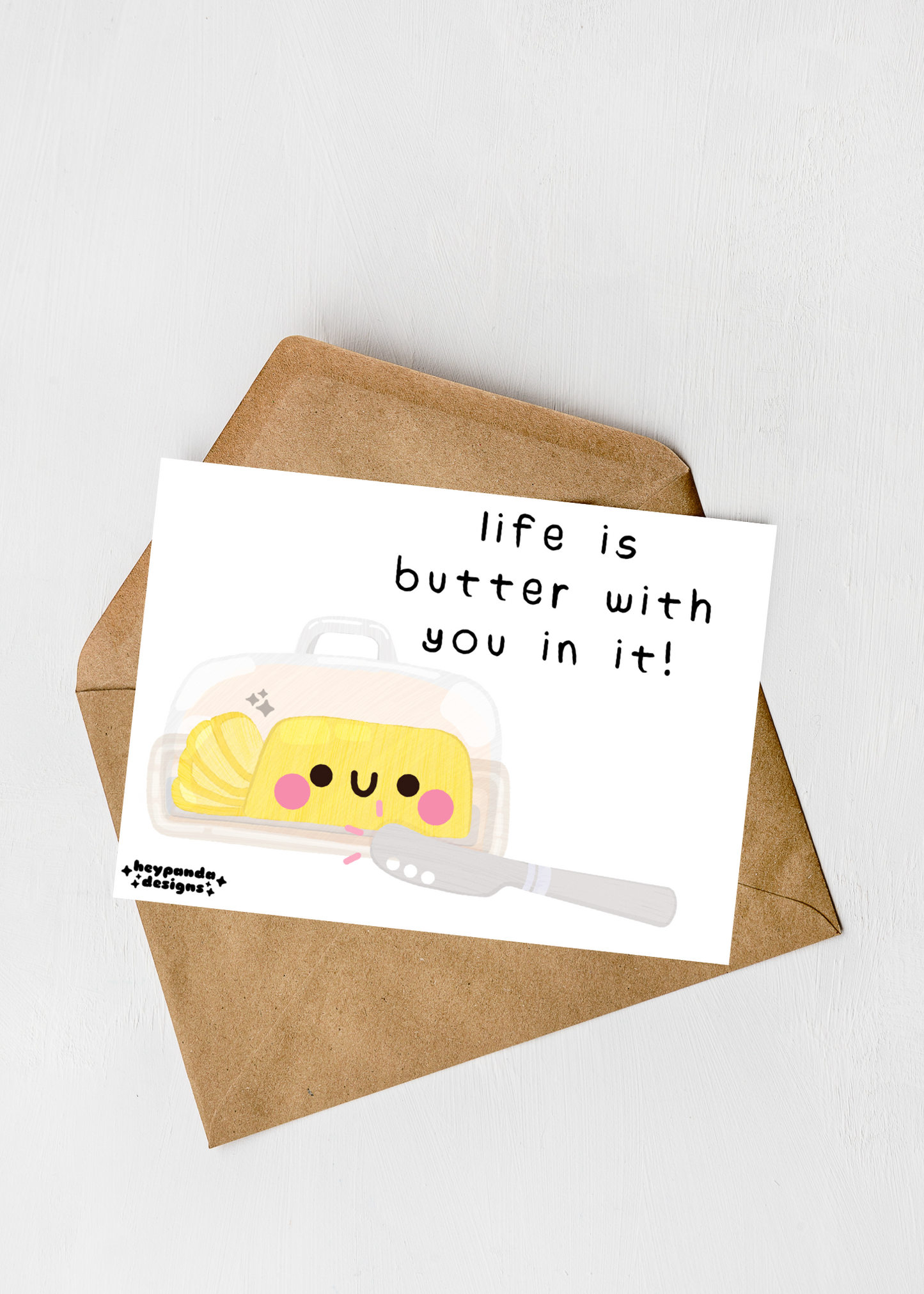 life is butter (greeting card)