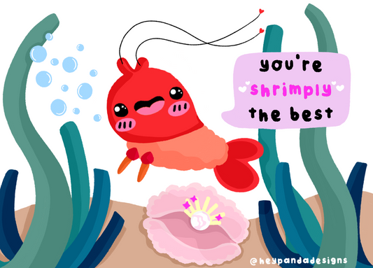 shrimp (greeting card)
