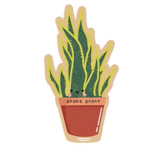 snake plant (individual sticker)