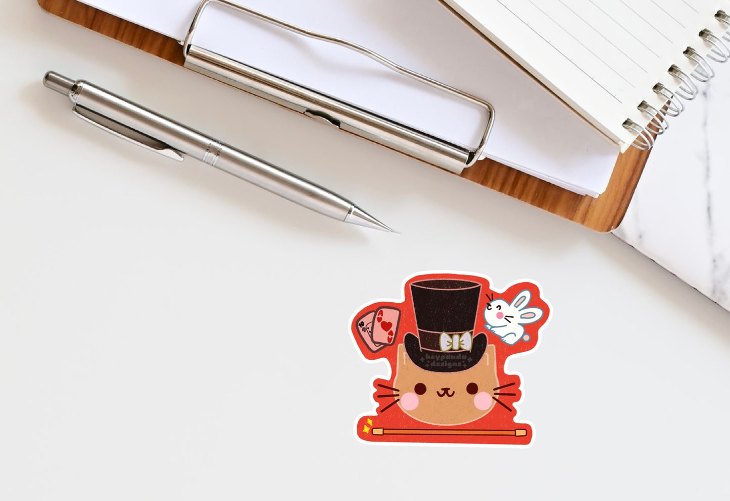 cat hats (individual stickers)