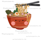 ramen (individual sticker)