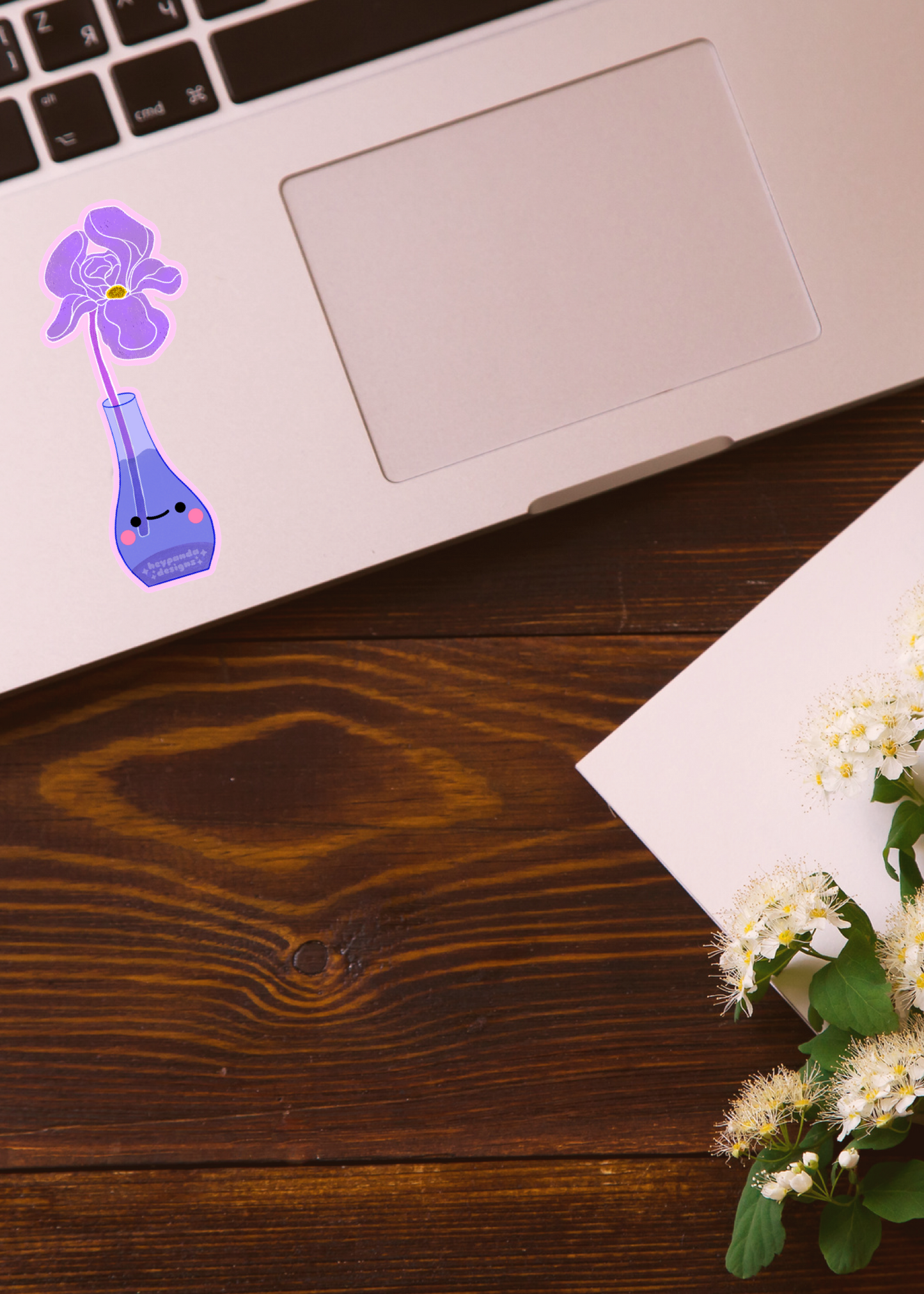 flower vase (individual stickers)