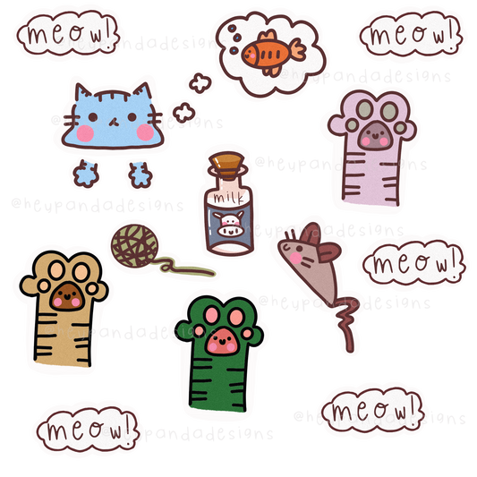 little paws (sticker sheet)