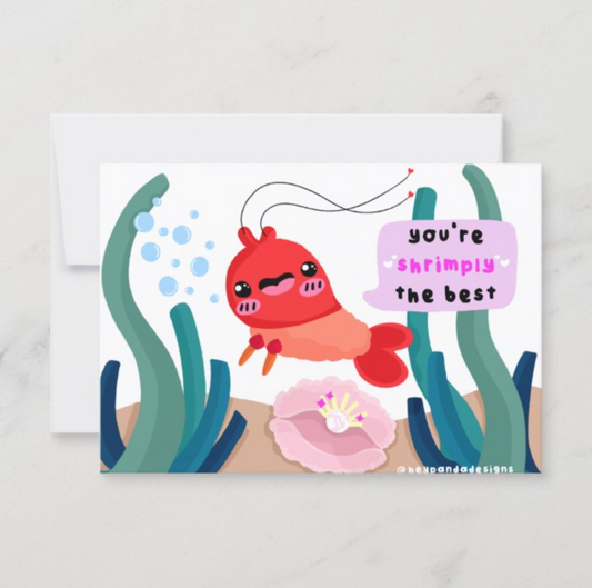 shrimp (greeting card)