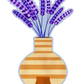 vase bouquet (individual sticker)