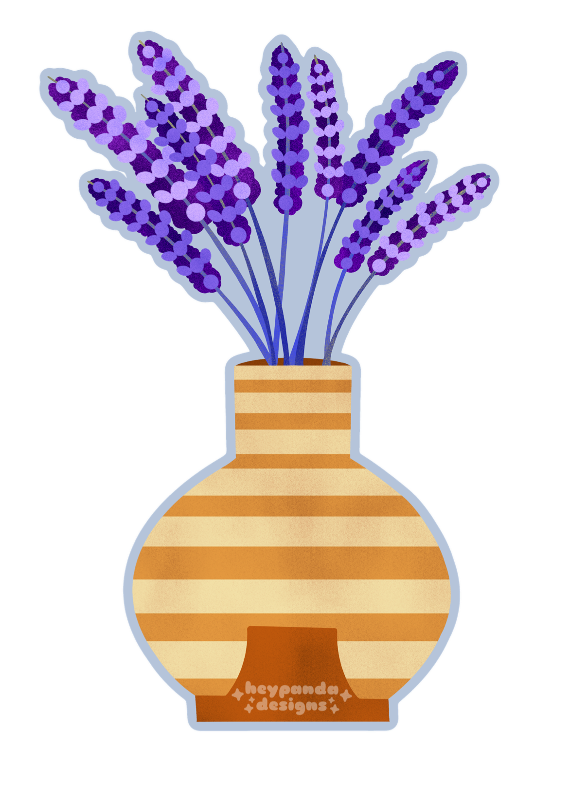 vase bouquet (individual sticker)