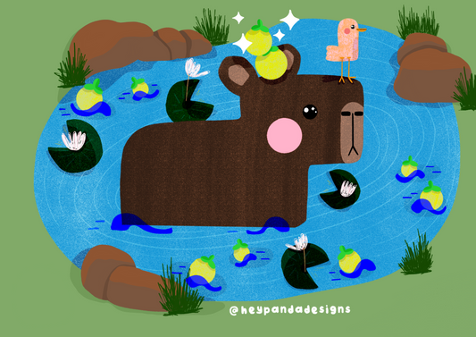 capybara (art print)