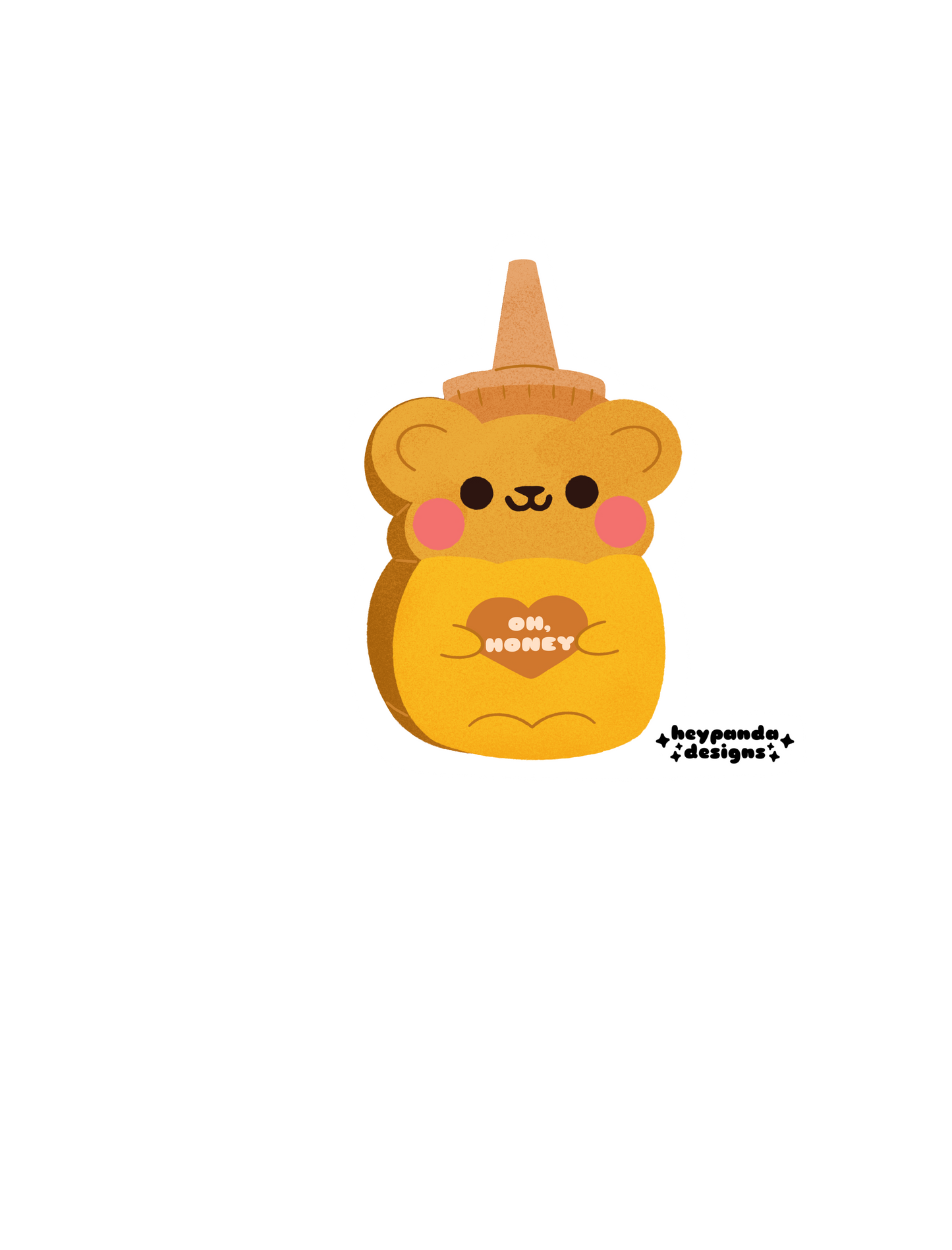 beary sweet (individual sticker)