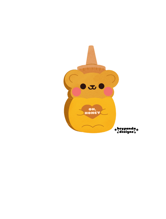 beary sweet (individual sticker)