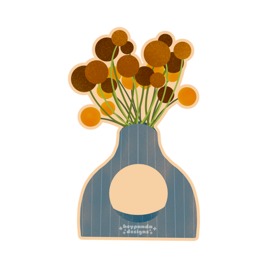 vase bouquet (individual sticker)